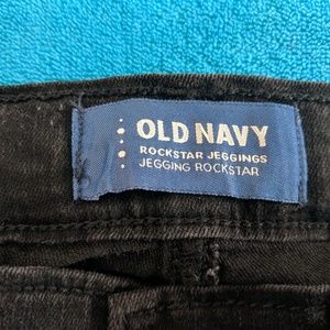 Old Navy black Rockstar Jeggings 10R